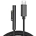Power Cable for Mlcr0s0ft SuRIFace Pro 7 6 5 4 3 Go Tablet to Type C Convert Wire for SuRIFace Book 2 Laptop PD Charging Cord Replacement for OEM New 2026 High for Reliable Electronic Component