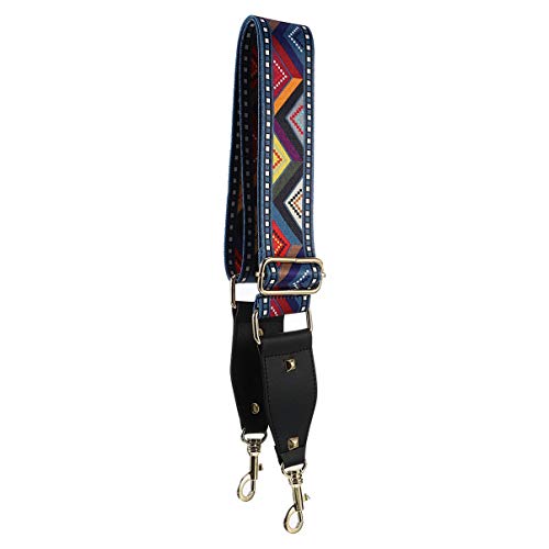 HEALLILY-Shoulder-Strap-Purse-Strap-Replacement-Adjustable-Length-Handbag-Purse-Strap-Guitar-Style-Multicolor-Canvas-Replacement-Strap-Crossbody-Strap-for-Handbag