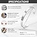 MEALGUET Stainless Steel Mens Cuff Bracelet : Minimal Cool Silver Open Metal Cuff Bangle Bracelets for Men,65mm,Mens Bracelet Jewelry