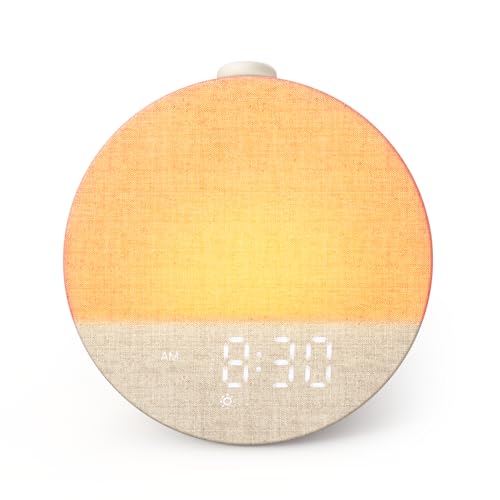 Image of Dreamegg Sunrise 1 Pro, Sunrise Alarm Clock, Sound Machine for Sleep | 29 Sounds, White Noise Machine, Gentle Sunrise Wake-Up, Dimmable Night Light, No App, Adults and Kids, Heavy Sleepers