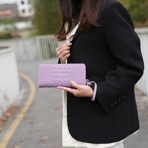 Image of MKF Collection Wristlet Wallet for Women, Small Credit Card Holder with Zipper Coin Pocket Wallet Purse Handbag By Mia K