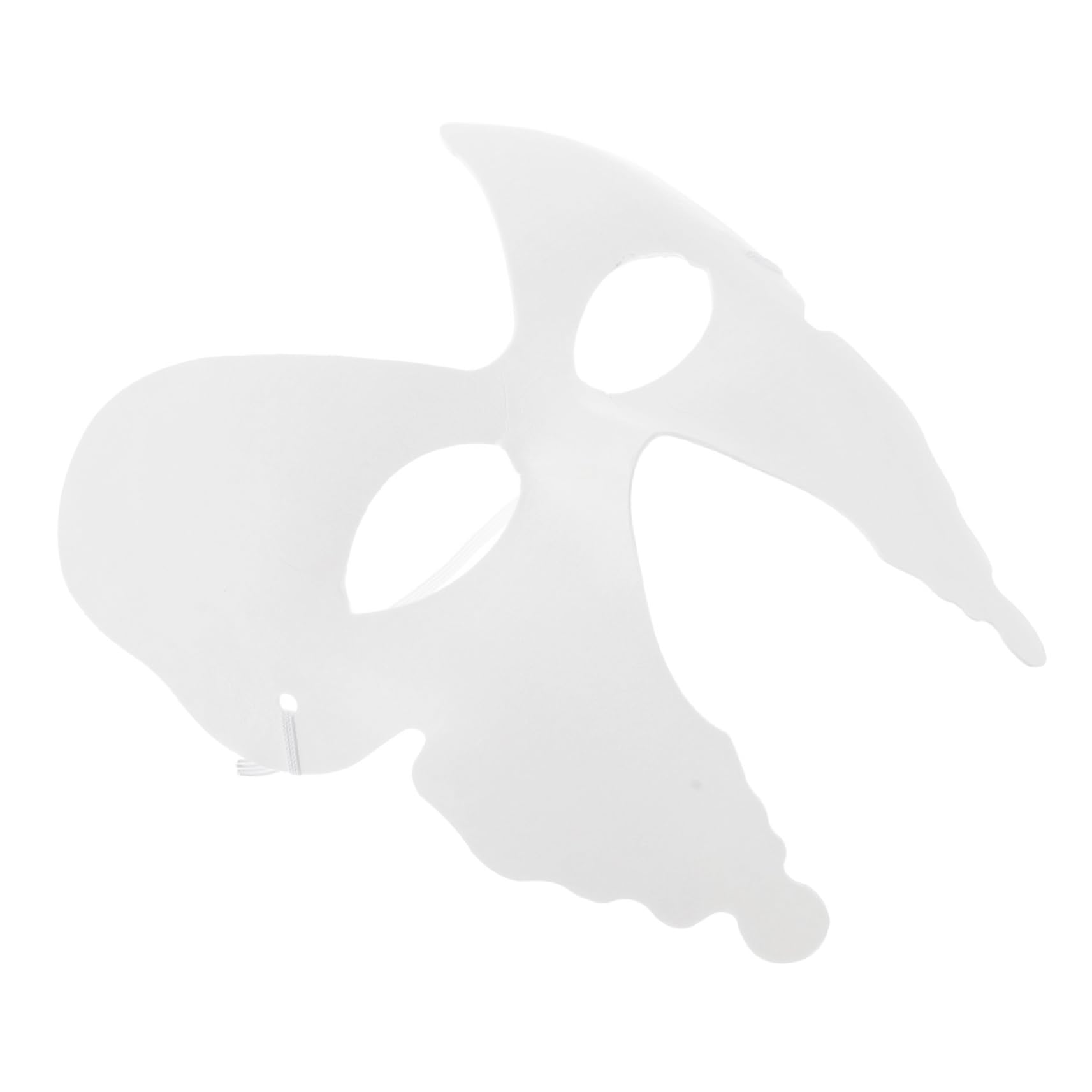 Toyvian 24pezzi Maschere Di Carta Fai Da Te Da Decorare Di Maschere Vuote Forma Di Farfalla Per Feste e Carnevali Per Attività Creative e Cosplay