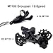 Compatible for Shimano SLX M7100, 1x12 Speed MTB Groupset RD-M7100/M7120 Rear Derailleur M7100 Shifter Lever(SL-M7100-I)