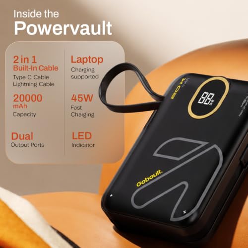 GOBOULT Ampvault V20 Pro V2 20000 mAh Power Bank Black - Image 3