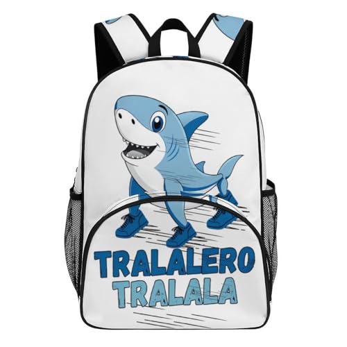 Tralalero-Tralala Merch Large Travel Backpack Italian-Brainrot