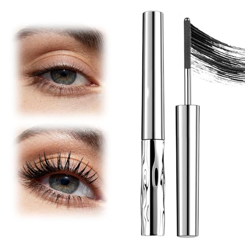 Iron Wand Mascara, Waterproof Metal Wand Mascara Volume and Length, Brushless Mascaras for Long-lasting No Clumping 3D Curling Eyelash (Black) Iron Wand Mascara, Waterproof Metal Wand Mascara Volume and Length, Brushless Mascaras for Long-lasting No Clumping 3D Curling Eyelash (Black)