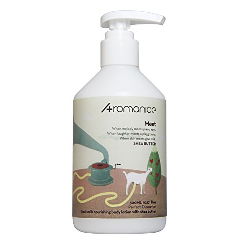 Aromanice Goat Milk Body Lotion,Shea Butter,Daily Nourishing Moisturizing,300ML(10.1 Oz)