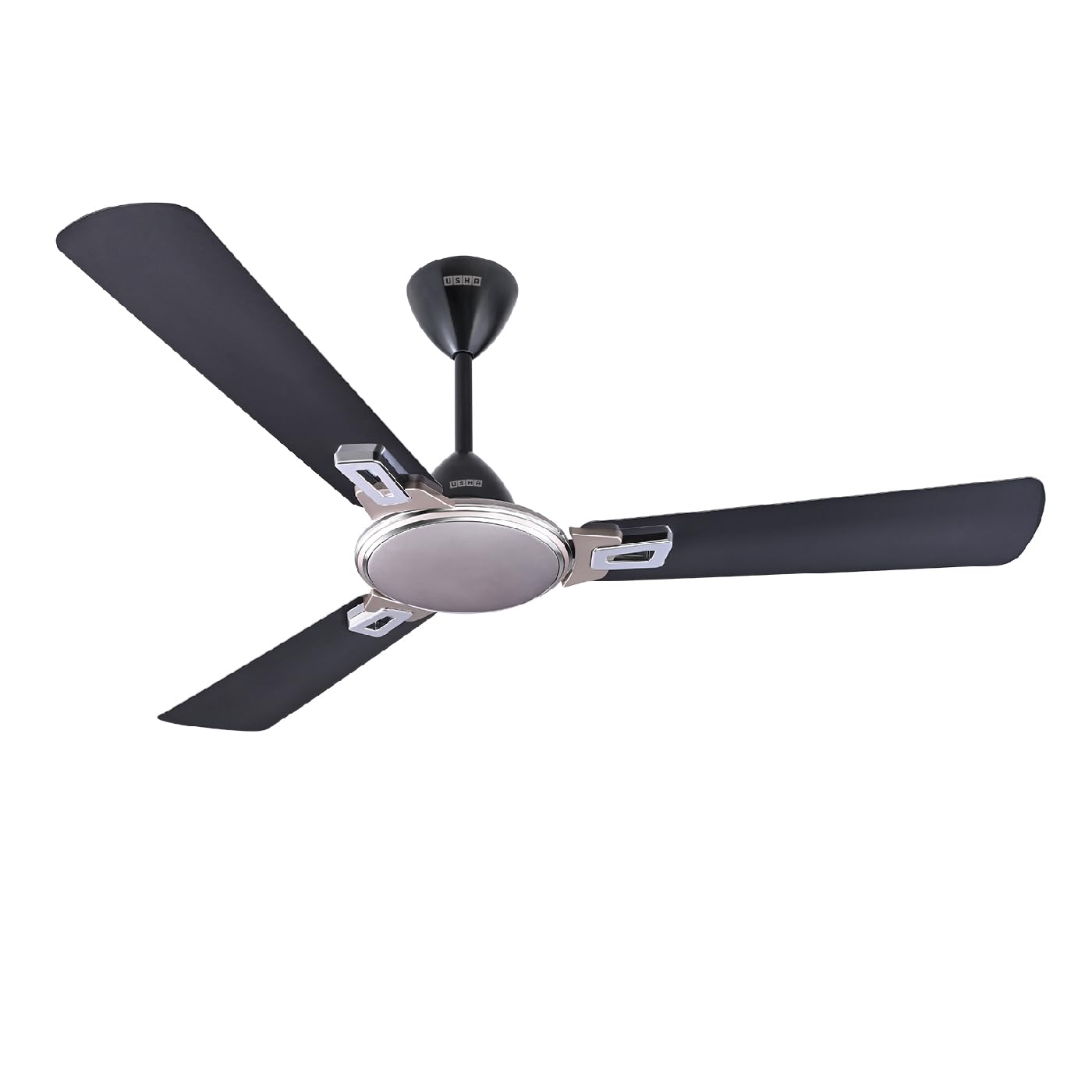 USHA Striker Galaxy 1200mm Energy Saving High Speed Scratch & Dust Resistant Decorative Ceiling Fan (Dark Grey)