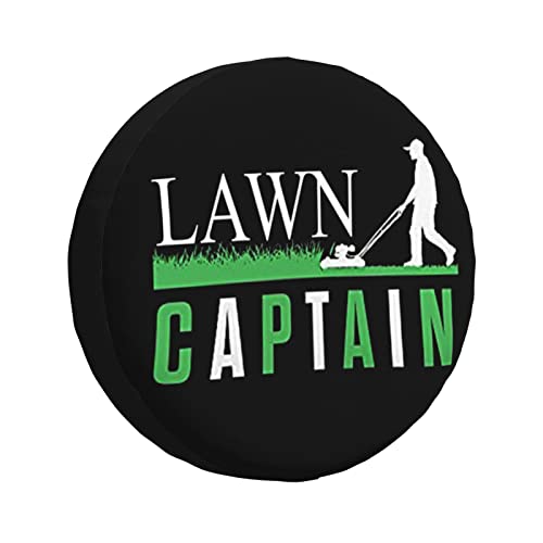 Funny Lawn Mowing Push Mower Tire Cover Waterproof Wheel Cover for SUV Truck Trailer Camper Rv 16 in