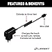 Lippert™ Replacement LCD Mini-USB Charger for Ground Control® 3.0 — Keep Your Automatic Leveling System Running Smoothly - Easy Replacement for the Touchscreen Remote Charger — 267401