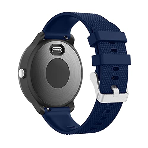 Bracelet de montre en caoutchouc de silicone 20mm pour Garmin Vivoactive 3