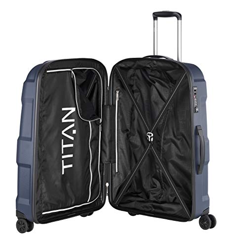Titan X2 Valigia trolley 4 ruote navy 71 cm