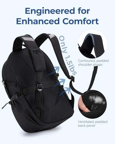 Bagsmart Travel Backpack For Men And Women, Lightweight 15.6 Inch Sport Bag thumb #4