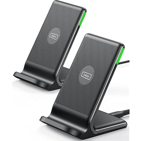 INIU 15W Wireless Charger Stand 2-Pack Cover