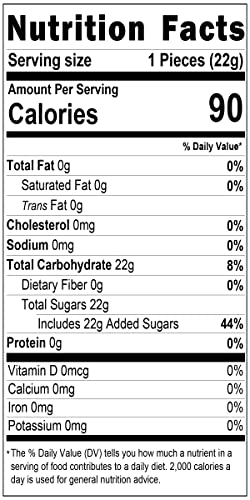Fruidles Rock Candy Lollipops Pops Candy Suckers, Color and Flavor Assortment, Individually Wrapped, 6.5" (Maple, 6-Pack)