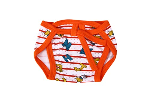 Image of Mom's Darling Cotton Nappies for new born baby 0-6 months (Pack of 12) | Cotton baby langot | Soft, washable & reusable cloth diaper for new born baby| New born baby products /essentials | Multicolor.