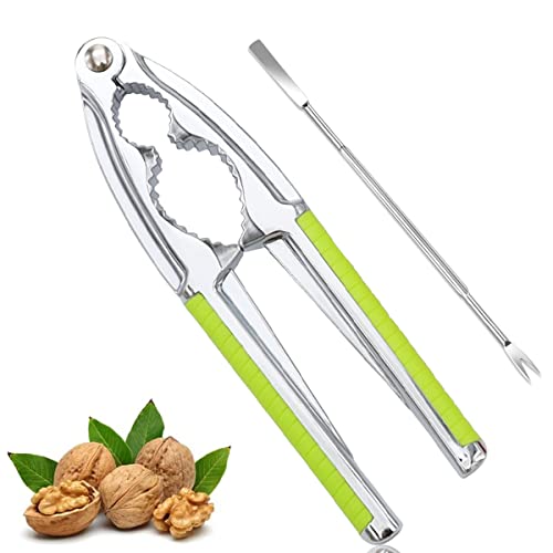 XLZJYIJ Casse Noix, Pince Noyer, Pince Noix, Casse-Noisettes pour Noix, Casse-Noix en Acier Inoxydable, pour Noix, Aux Noix, Noisettes, Amandes, Noix du Brésil ou Autres Écrous Cover