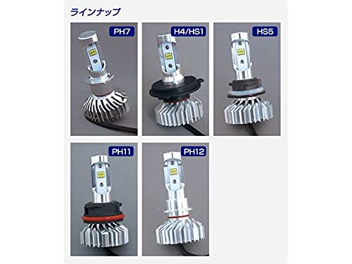 Amazon | デルタダイレクト MOTO-LEDヘッド MINI PH7 6000k 汎用