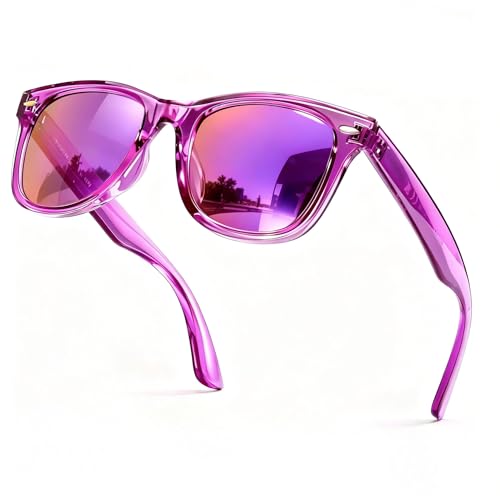 Image of SIPHEW Polarized Sunglasses for Women & Men - UV400 Mirrored Eyewear | Designer Unisex Fashion Sun Glasses w /Medium Fit,Suitable for Any Face Shape,Beach,Everyday Wear