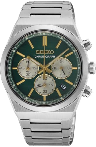 Seiko Montre analogique pour Homme avec Bracelet en Acier Inoxydable SSB461P1