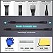 HooHcc Dog Dryer, 4.5HP All-in-one Pet Grooming Dryer with Adjustable Speed and Temperature Control Dog Blow Dryer, Dog Hair Dryer with 4 Nozzle, Comb, Towel & Glove (Black)