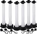 ORANDESIGNE Gas Can Spout 5 Gal Replacement Old Style Fuel Can Nozzle Kit with Screw Cap Collar Stopper Cap Gaskets Rear Vent Cap for Gott Rubbermaid Essence Some RotopaX Container(6)