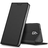 CoolGadget Wallet Hülle für Nokia 3.1 - PU-Leder Flip Cover mit Kartenhalter, Magnet, Stand, Luxus Schutzhülle, Schwarz