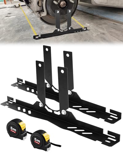 Upgraded Wheel Alignment Tool, Toe Alignment Tool Plates with Extension