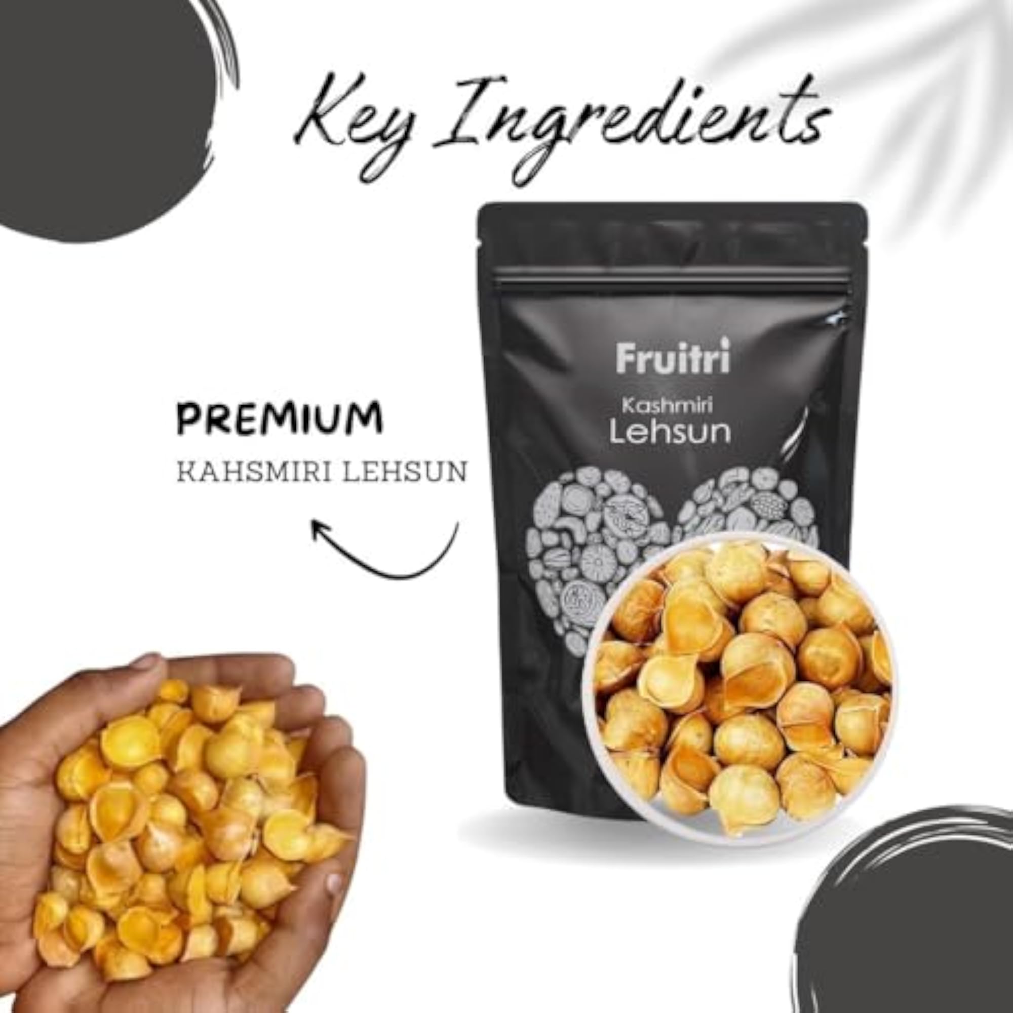 Himalayan Garlic, Kashmiri Lehsun 400gm, Organic