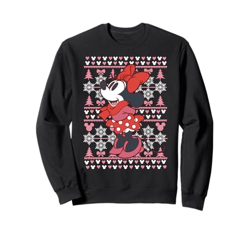 Disney Minnie Mouse Weihnachtspullover-Stil Sweatshirt