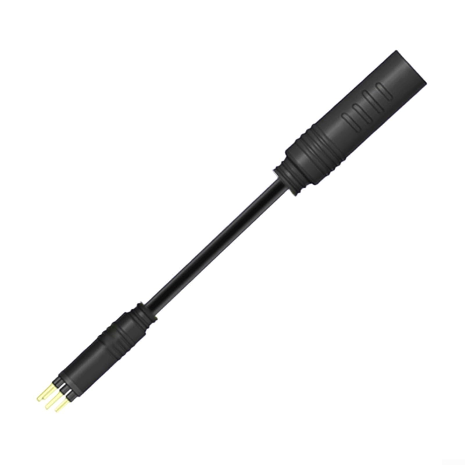 Glomc 9-Pin Electric Bike Motor Extension Cable,For 250W–1000W E-Bike Motors,Compatible For Bafang,For ShengyiPVC Insulated,Black(9pin 200mm long)