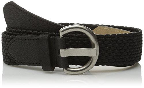 Relic by Fossil Women's Stretch Cord Jean Belt, Black, X-Large