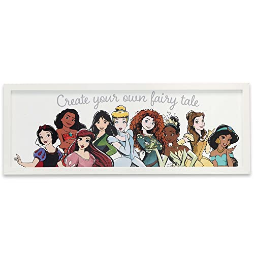 Disney Princess Create Your Own Fairytale Framed Wood Wall Decor