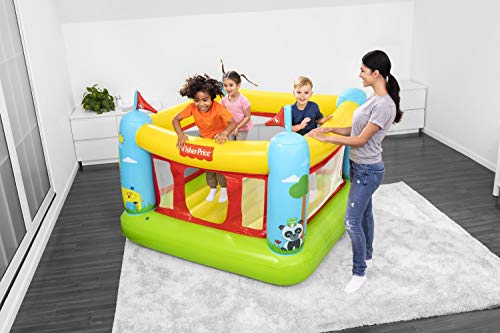 Bestway Fisher-Price Hüpfburg, Bouncetastic, 175 x 173 x 135 cm