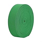 Elastische Nylon-Bänder zum Nähen und Schneidern, hohe Dehnung, 20 mm x 5 m, Gummi für Taillenbänder, Hosen, Kleidungsänderungen, DIY Handwerk und Mehrzweck-Nähzubehör (grün)