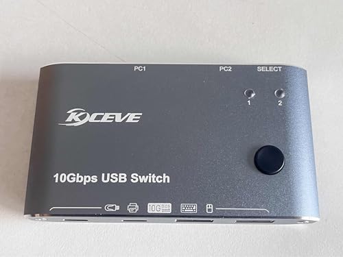 Commutateur USB C 10 Gbit/s pour 2 ordinateurs et 4 périphériques partagés - 2