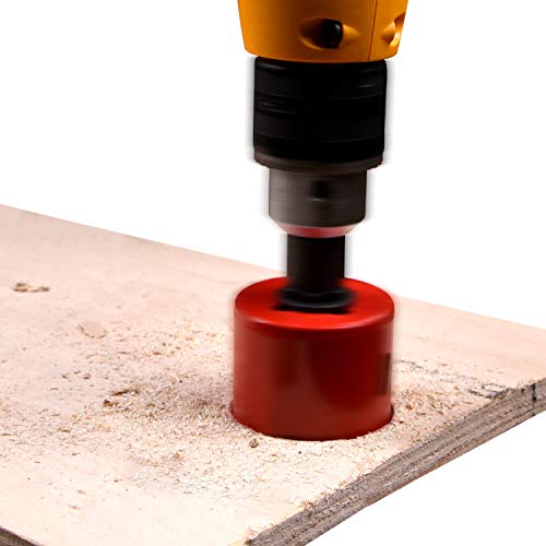 Bi-Metal Hole Saw Kit, Sungator 18-Piece General Purpose 3/4" To 2-1/2" Set With Case. Durable High Speed Steel (Hss). Fast Cut Clean, Smooth And Precise Holes Through Metal, Wood, Plastic, Drywall. #TOP7