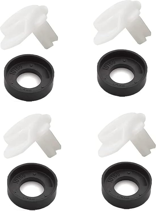 4PCS 101237 OEM for Moen Cup Seal & Diverter Gate for Plumbing Fixture or Faucet, 3800 Tub Spout