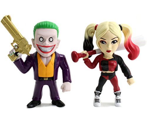 Suicide Squad 97571 Figura de Joker y Harley Quinn de 10,16 cm (2 Unidades)