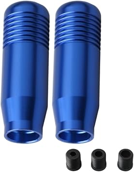 Gear Shifter Knob and Adapter Replacement Blue for Logitech G29 G920 G923 G27 Driving Force Stick - Aluminum Weighted Shift Knob - Gear Shift Lever Handle