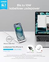 Anker Induktive Ladestation, Qi-Zertifiziert für iPhone 15/14/13/12/11/X/8 – Ansicht 2