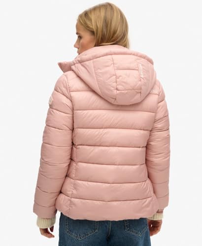 Superdry HOODED FUJI PADDED JACKET W5011651A Vintage Blush Pink Taille 12, Rose (Vintage Blush Pink), 40