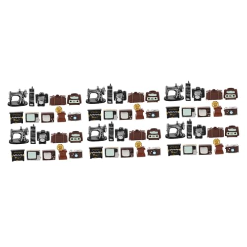 ERINGOGO 3 Sets Mini Home Appliances Decorative Furniture Model Desktop Doll Furniture Miniature Home Decor Accessory