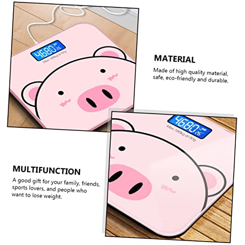 Báscula digital para cuerpo con vidrio templado y carga USB miniatura 5