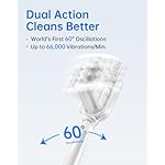 Laifen Wave Electric Toothbrush, Oscillation & Vibration Sonic Electric Toothbrush for Adults with App, 3 Brush Heads, IPX7 Waterproof Magnetic Rechargeable Travel Powered Toothbrush (Aluminum Alloy) - Image 2