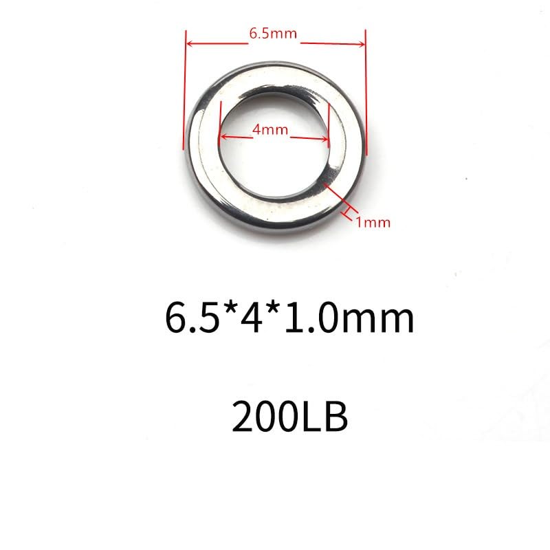 Anillas de acero inoxidable sin costura 200 pcs miniatura 5