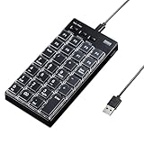 サンワサプライ プログラマブルテンキー（有線モデル） NT-26UBK