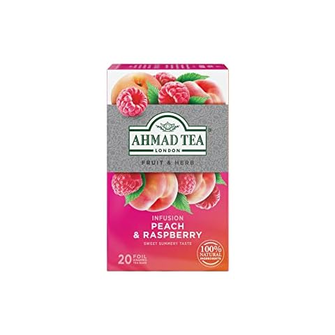 Ahmad Tea Peach Raspberry Teabags Cover