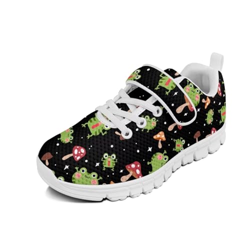 Forchrinse Cartoon Dinosaur Kids Hook&Loop Sneakers Boys Girls Walking Running Sneakers Lightweight Non Slip Fashion Sneakers for Toddlers