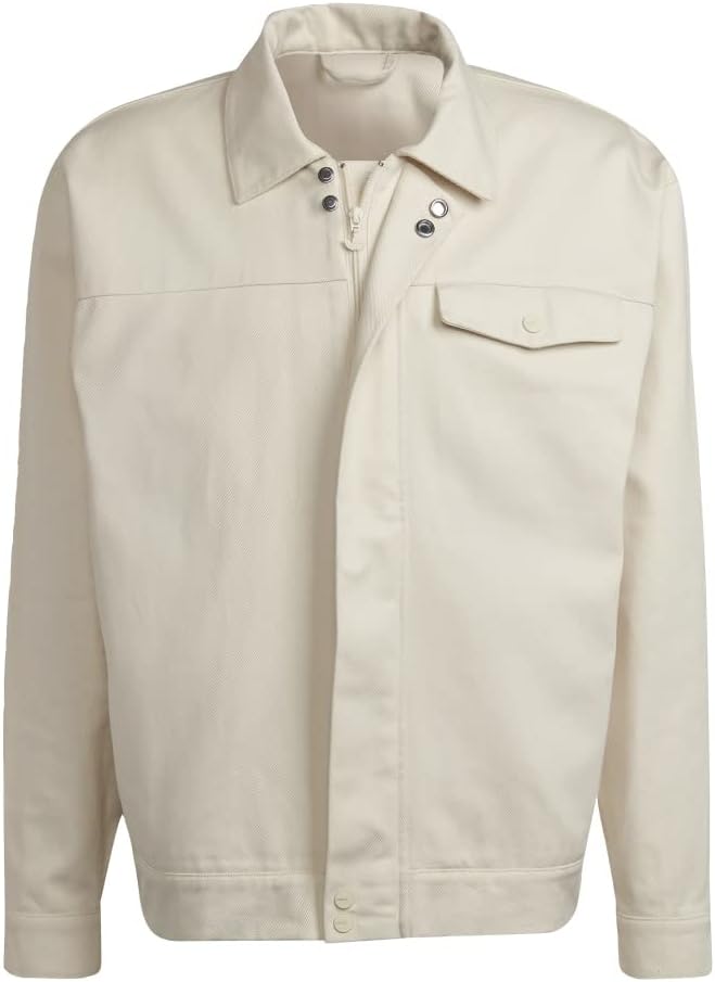 adidas ORIGINALS UNISEX V-DAY UNITEDFIT JACKET, Wonder White, MEDIUM - Image 9